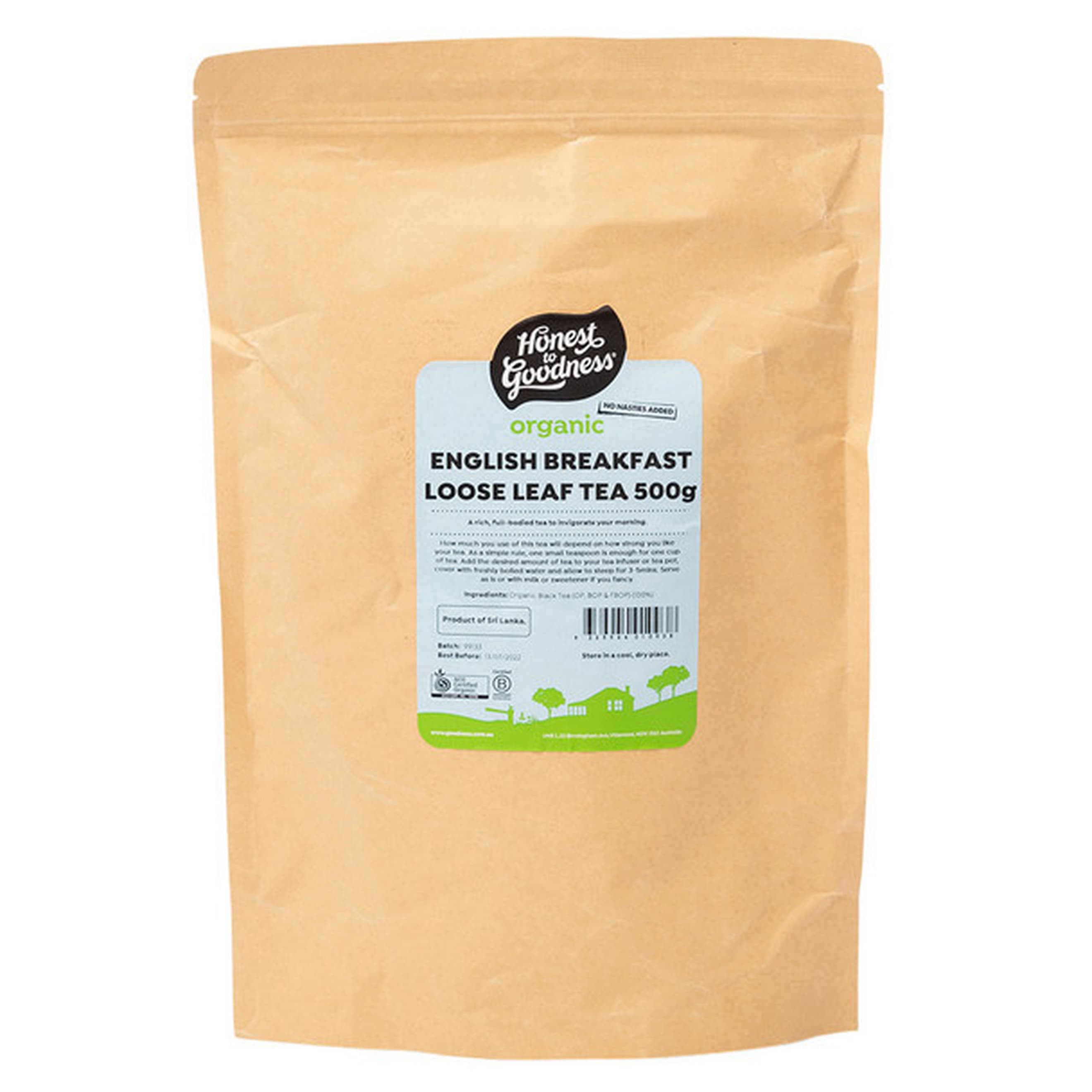 Tea, Loose Leaf - English Breakfast - Organic - HG