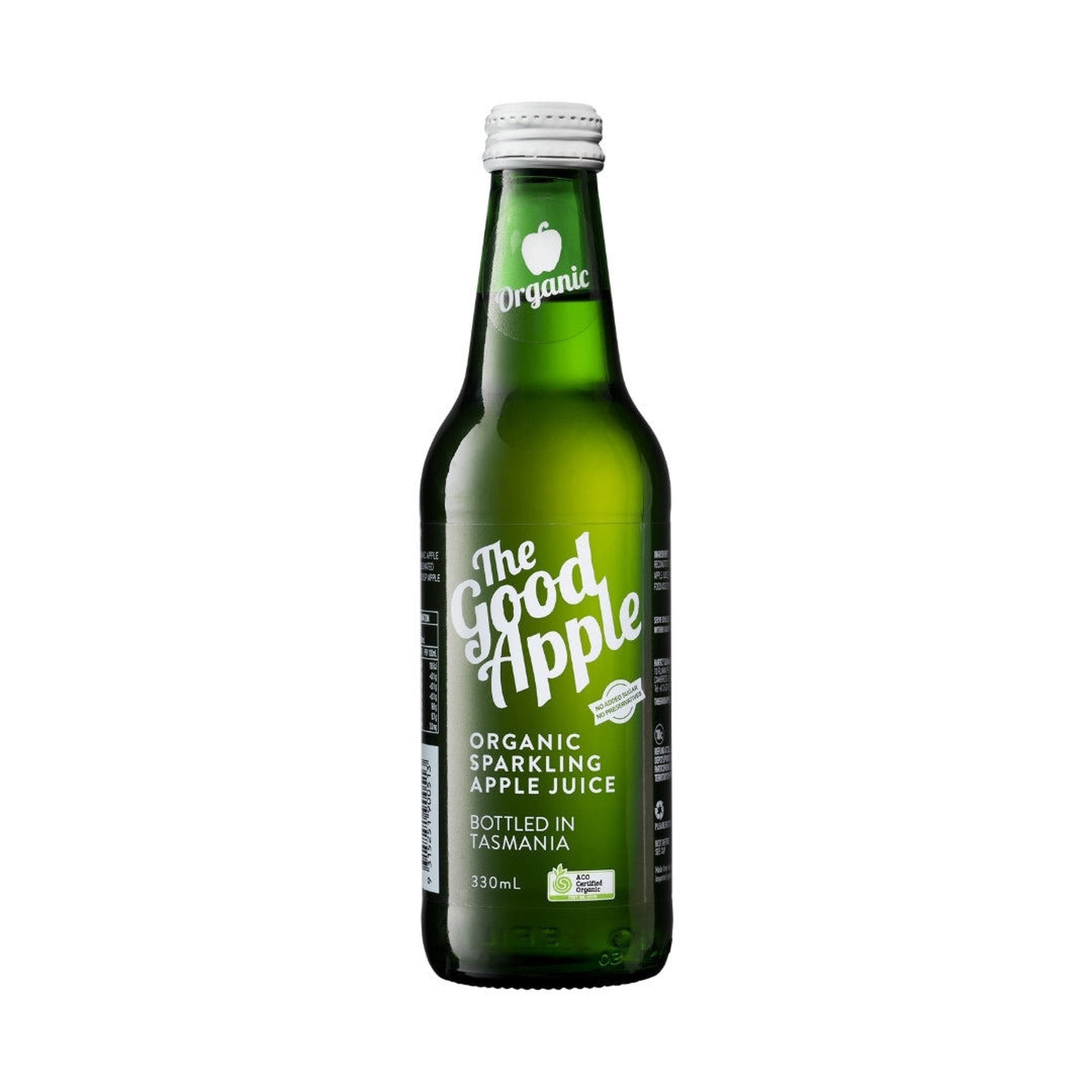 Apple Juice: Sparkling - Organic - GA