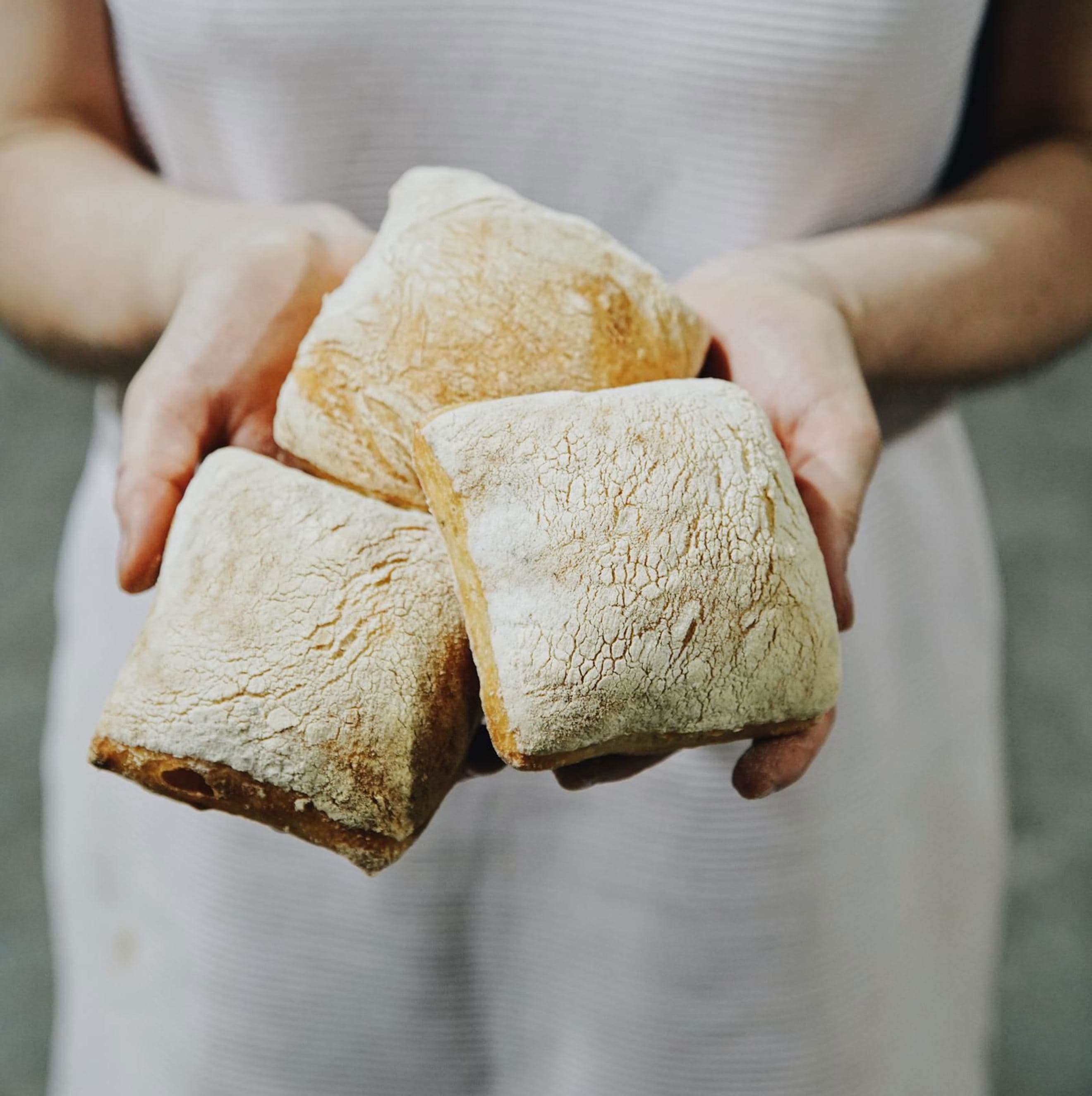 Bread: Ciabatta Rolls - Mini - BF
