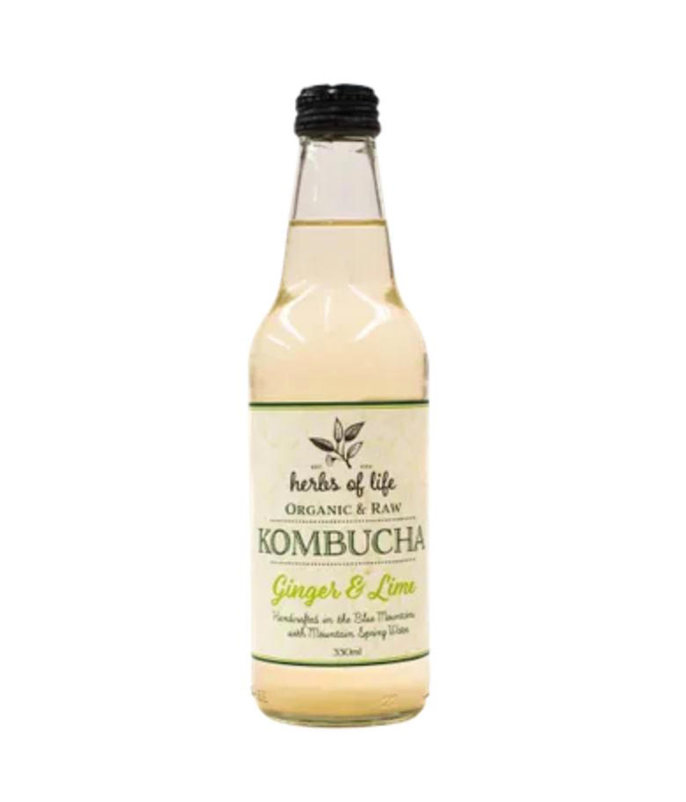 Kombucha Organic: Lime & Ginger - HL (Esky Required)